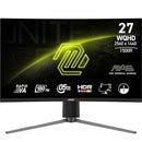 MSI 27" WQHD 2K 180Hz Curved Computer Monitor, FreeSync, MAG27CQ6PF - Black - Like New