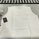 GALAXY BY HARVIC MEN'S CREW-NECK SLEEVELESS TANK T-SHIRT - SIZE: MEN XL - WHITE - Brand New