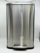 iTouchless SoftStep 13.2 Gallon Trash Can Odor Filter System PC13RSS - SILVER - Like New
