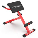 Synergee Roman Chair Red Hyperextension GHD Ab Bench B081HHF1BG-NEW - Brand New