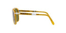 PERSOL STEVE MCQUEEN AVIATOR - OPAL YELLOW FRAME, POLARIZED GREEN LENSES - Like New