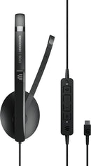 EPOS Sennheiser Adapt 130T 1000903 Wired Headset USB-C Connectivity - Black - Brand New