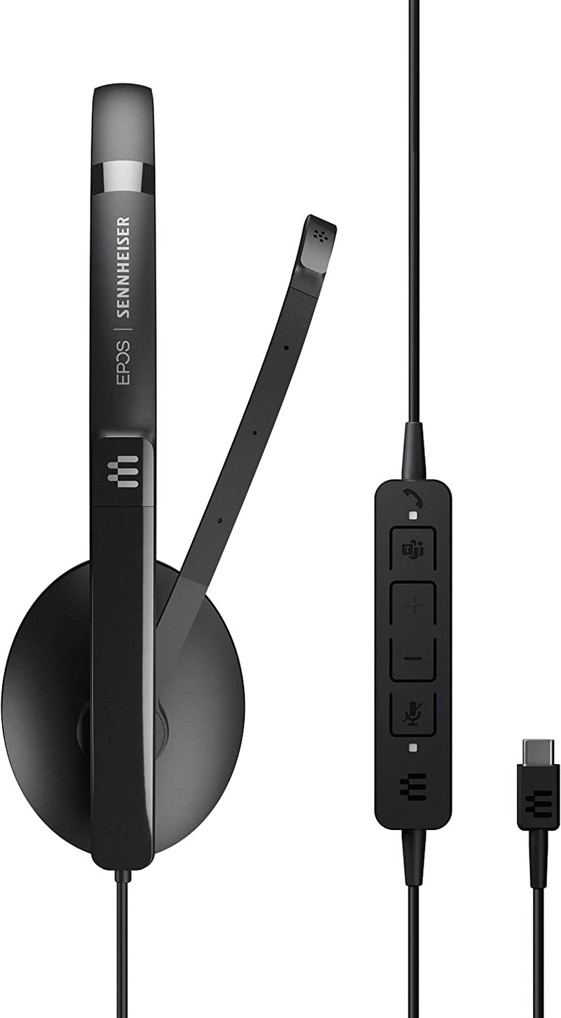EPOS Sennheiser Adapt 130T 1000903 Wired Headset USB-C Connectivity - Black - Brand New