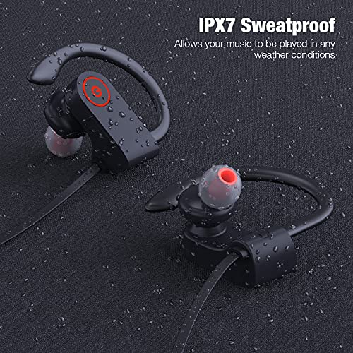 BOEAN HEADPHONES FOR SPORT, HD BASS+ SOUND WIRELESS - BLACK - Like New