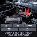 HPBS Jump Starter Air Compressor 5000A Starter 150 PSI LCD Display - Gray/Black - Like New