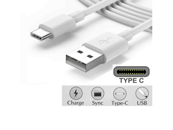 Awanta USB-A to USB-C 3ft Cable White USB 2.0 - Like New