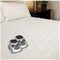 BIDDEFORD BLANKETS Quilted Electric Mattress Pad TC16B0 - QUEEN - White - Like New