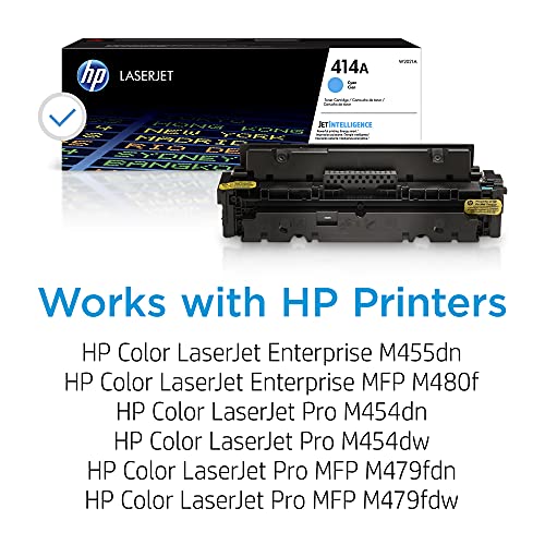 HP 414A CRU TONER CYAN WORKS WITH HP COLOR LASERJET PRO M479 - Scratch & Dent