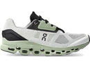 ON CLOUDSTRATUS 2 MEN'S RUNNING SHOES SIZE: MEN 11.5 - WHITE/GREEN - Like New