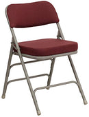 Flash Furniture Hercules Metal Folding Chair B006FU70SY - Burgundy - Like New