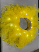 SIMPLICITY TUTU LED LIGHT SKIRT DANCE RAVE DRESS LAYERED SKIRTS - YELLOW - Like New