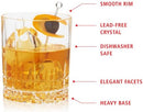 Spiegelau Double Old Fashioned Glasses - Lowball Crystal Cocktail Glasses - Like New