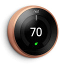 GOOGLE NEST LEARNING WIFI THERMOSTAT GOOGLE T3021US - COPPER - Brand New