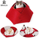 BBVILLA Rose Cat House Cat Cave Pet Summer Bed Collapsible Pet House - Brand New