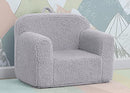 DELTA CHILDREN COZEE SHERPA CHAIR, READING, ARM REST|CUSHION AVAILABILITY - GRAY - Brand New