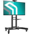 ONKRON Mobile TV Stand on Wheels (TS1551-B) - Black - Brand New