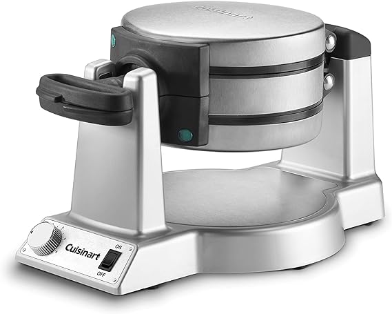 Cuisinart Maker Waffle-Iron Double Stainless Steel WAF-F20 - SILVER Like New