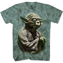 STAR WARS Yoda Wise One Tie Dye Camiseta Camisa Jedi Master X-Large - Brand New