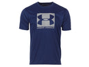 UNDER ARMOUR MEN'S BOXED SPORTSTYLE SHORT SLEEVE T-SHIRT - SIZE: M - NAVY - Brand New