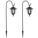 MAGGIFT 34" Hanging Solar Lights Dual Use Shepherd Hook 2 Pack - Scratch & Dent