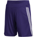 GM2463 ADIDAS MEN'S 3-STRIPES KNITS SHORTS PURPLE/WHITE XL - PURPLE - Like New