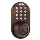 MILOCKS TF-02OB DIGITAL DEADBOLT DOOR LOCK WITH ELECTRONIC KEYPAD - BRONZE - Like New