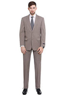 PIERRE LOREN P&L MEN'S CLASSIC FIT 2 PIECE REGULAR & BIG AND TALL 46 X 40 Tan - Brand New