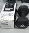 WECARE FITNESS NEOPRENE COATED 25 LBS DUMBBELLS FOR NON-SLIP GRIP - BLACK - Like New