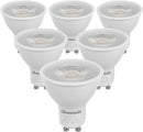 DEWENWILS HDGU10E LED Dimmable Bulb, 3000K, 7W Two Prong 500LM, 6PK - Warm White Like New