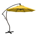 CALIFORNIA UMBRELLA 9-FOOT OFFSET CANTILEVER PATIO UMBRELLA BA908117-F25 LEMON - Like New