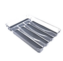 OBA METHOD ORGANIZED DRAWER – UTENSIL TRAY - GRAY/CLEAR - Like New