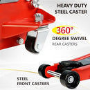 TONEIDER 2.5 TON LOW PROFILE FLOOR JACK (2.5T Dual Pump 3.5"-19.5"(Red)) - Like New