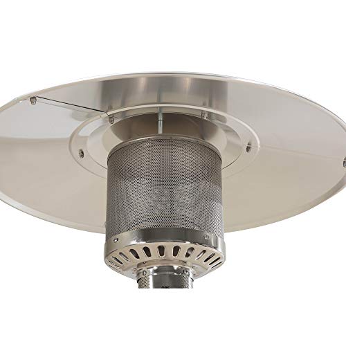 SUNJOY FREESTANDING POWDER COATED PROPANE PATIO HEATER A3060006402 - GREY - Like New