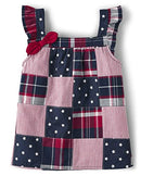 Gymboree Girls and Toddler Sleeveless Fashion Top Shirt Madras 10 US Tidal - Brand New