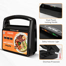 SUNVIVI 800W 3 IN 1 SANDWICH MAKER - BLACK - Like New