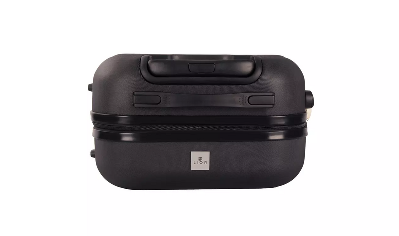 3 PIECE LIOR LUGGAGE SET TSA LOCKS EXPANDABLE AND FRICTION RESISTANT - BLACK - Like New