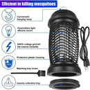 FVOAI Bug Zapper Electronic Mosquito Zapper Fly Zapper Outdoor Indoor - BLACK Like New