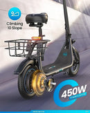 Gyroor Electric Scooter for Adults with Seat, 20/25 Miles Range - Scratch & Dent