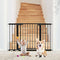 ALVOD BABY GATE, 29.93''-51.5'' WIDE 30" HIGH DOG GATES FOR DOORWAYS AUTO CLOSE - Like New