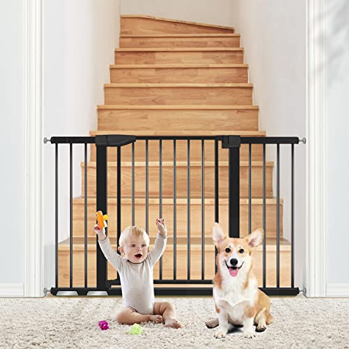 ALVOD BABY GATE, 29.93''-51.5'' WIDE 30" HIGH DOG GATES FOR DOORWAYS AUTO CLOSE - Like New
