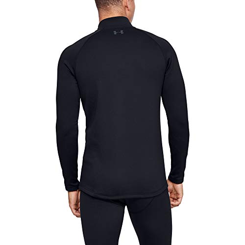 1343242 Under Armour Men's Packaged Base 4.0 1/4 Zip Black 2XL - Brand New