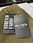 BLU ROCK NEW YORK SIZE 32 OLIVE GREEN PANTS - SIZE: MEN 32 - OLIVE GREEN - Brand New