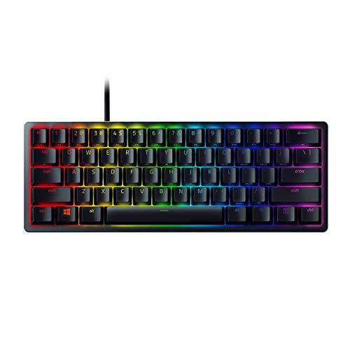 RAZER HUNTSMAN MINI 60% GAMING KEYBOARD FAST RGB LIGHTING RZ03-03390200-R3M1 - Like New