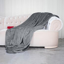 ELEGANT COMFORT LUXURY VELVETY SOFTNESS FUZZY PLUSH MICRO-VELOUR BLANKET GRAY - Brand New