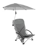 SPORT-BRELLA CHAIR UPF 50+ ADJUSTABLE UMBRELLA BEACH CHAIR 10253 - GRAY - Brand New