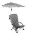 SPORT-BRELLA CHAIR UPF 50+ ADJUSTABLE UMBRELLA BEACH CHAIR 10253 - GRAY - Brand New