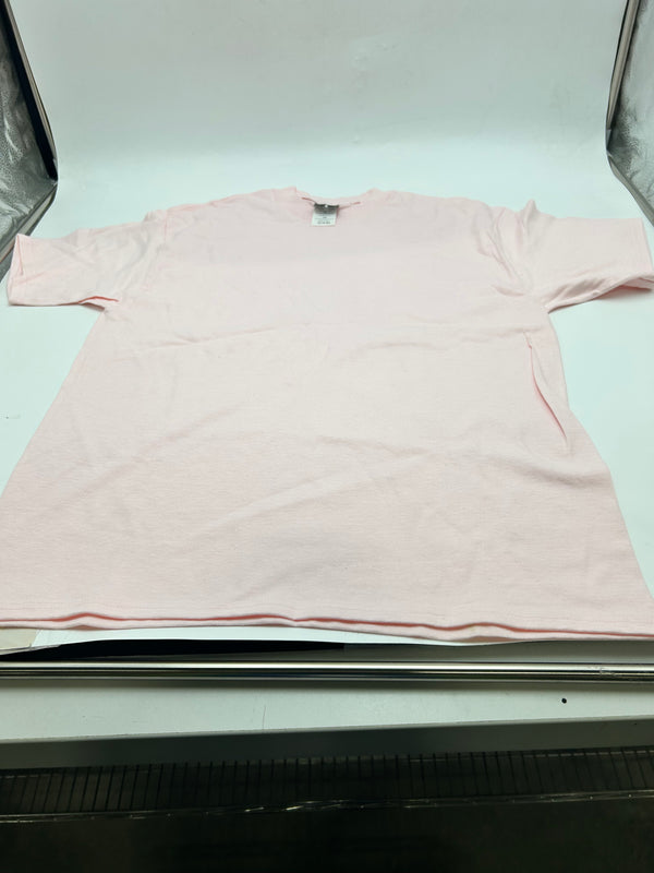HANES VINTAGE HANES BEEFY T SHIRT ADULT XL PINK SHORT SLEEVE - MEN XL - PINK - Like New
