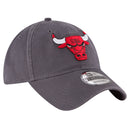 NEW ERA MEN'S CHARCOAL CHICAGO BULLS TEAM 2.0 9TWENTY ADJUSTABLE HAT - Like New