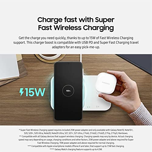 SAMSUNG EP-P5400 WIRELESS CHARGING PAD 15 WATT 2.77 A AFC - - Scratch & Dent