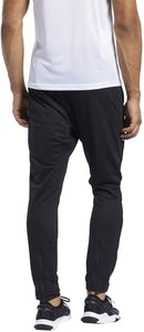 FJ4057 Reebok Workout Ready Track Pant Mens Athletic Pants XL - Black - Brand New